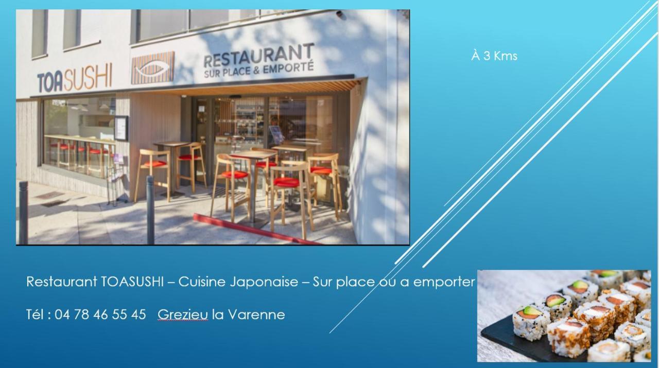 Bel Appartement T2 40 M² Vaugneray Εξωτερικό φωτογραφία